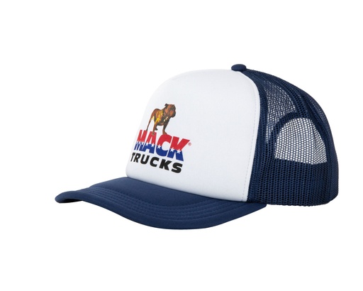 [9358517031811] American Needle Mack Roscoe Foamy Trucker White/Navy OSFM