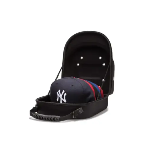 [883223298757] New Era 6 Cap Carrier (Black)