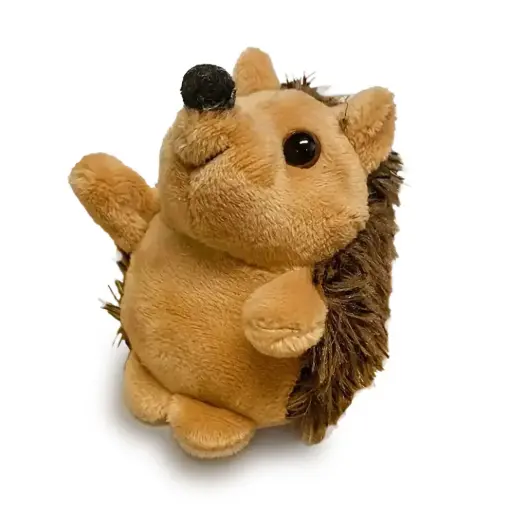 [9340457033253] Mini Mates Porcupine Keyrings Plush | 10cm (Brown)
