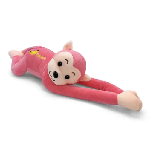[9340457032812] Mini Mates Swinging Monkey Large Plush | 24cm (Pink)