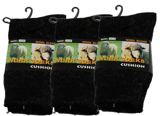 [Wo61109551611-14] Wool Blend Socks (11-14)