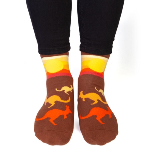 [9337217020202] Feet Speak Kangaroo Socks