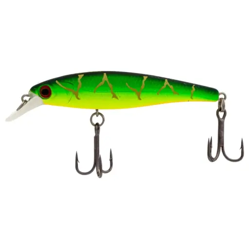 [8887113478368] FishArt Jerkin' Shad Suspending Fishing Lure | 83mm 10g | Fire Tiger