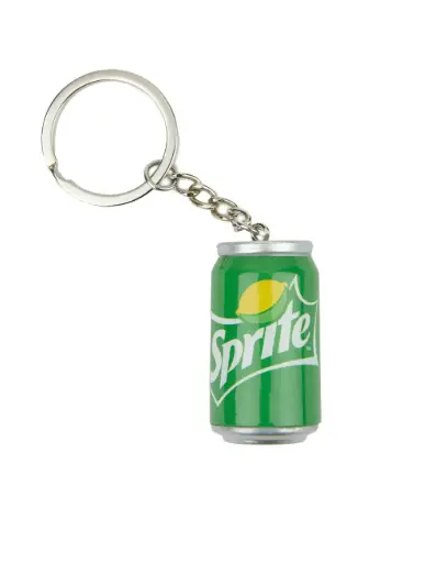 [9358517029870] Gilroy Co. Sprite Can Keychain Green
