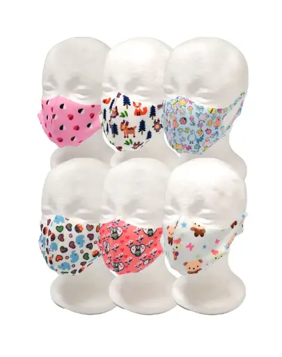 [9337217007241] Rocko's Kids Face Masks Assorted
