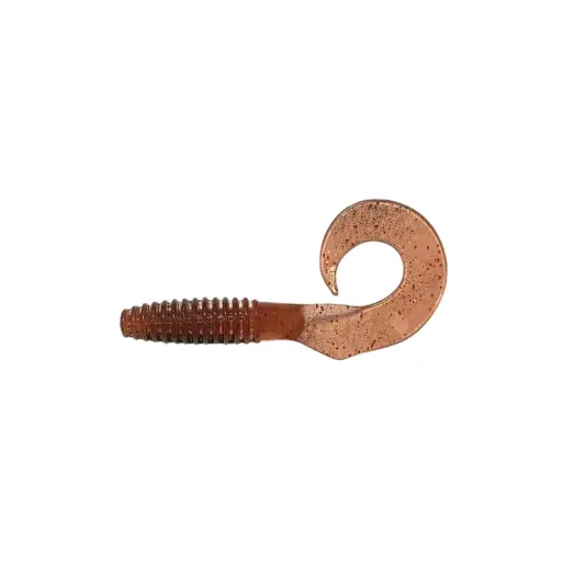 [9340457025173] Madmic's 2.5in Ribbed Grub | Toffee Apple | 8 Pack
