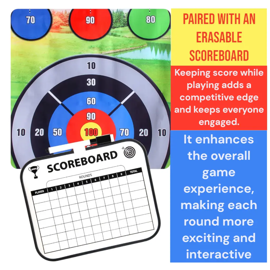 Golf Chipping Game Mat Set_104
