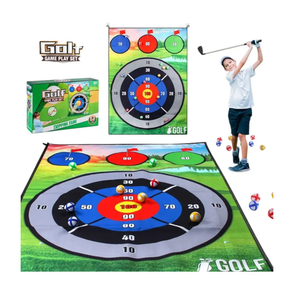 Golf Chipping Game Mat Set_105