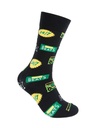 Foot-ies Sprite Organic Cotton Socks Sprite Beats Black Size 8 to 13_14651