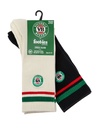 Foot-ies Victoria Bitter 2 Pack Sneaker Socks VB Logo Black & Cream Size 8 to 13_14652