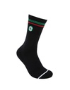 Foot-ies Victoria Bitter 2 Pack Sneaker Socks VB Logo Black & Cream Size 8 to 13_14654