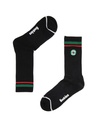 Foot-ies Victoria Bitter 2 Pack Sneaker Socks VB Logo Black & Cream Size 8 to 13_14656