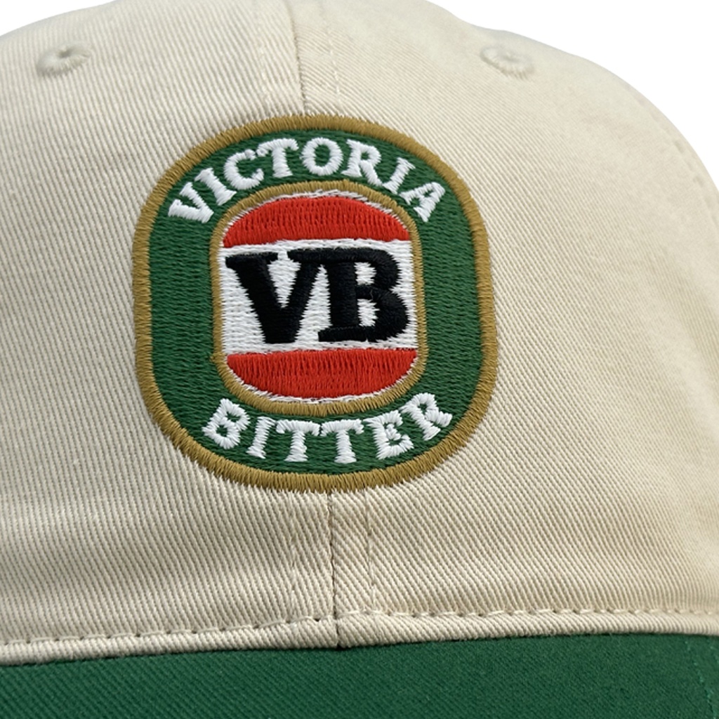 Gilroy Co. Victoria Bitter Ball Park Retro Two-Tone Ivory/Green OSFM_14713