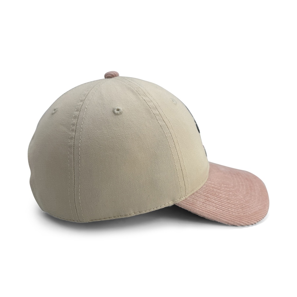 Gilroy Co. Vodka Cruiser Ball Park Lush Two-Tone Cord Ivory/Light Pink OSFM_14722