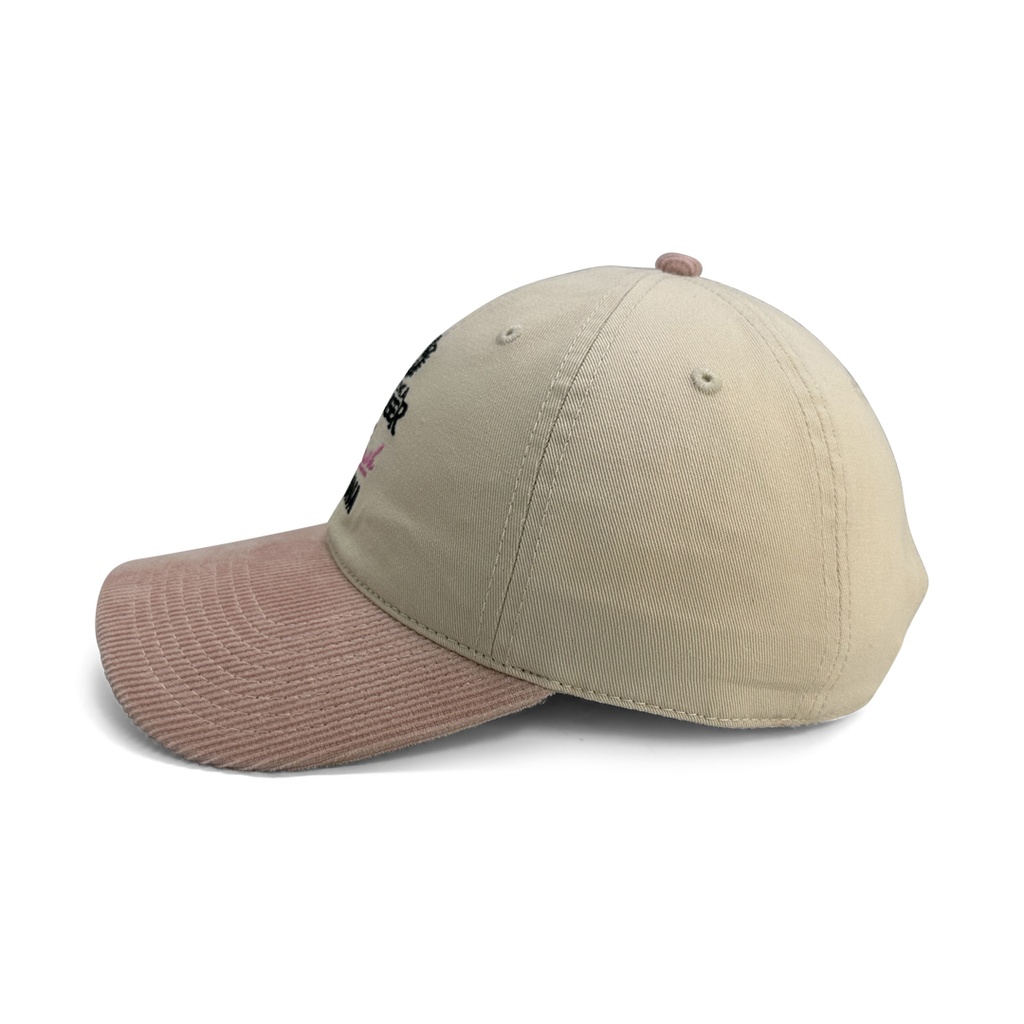 Gilroy Co. Vodka Cruiser Ball Park Lush Two-Tone Cord Ivory/Light Pink OSFM_14724