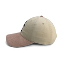 Gilroy Co. Vodka Cruiser Ball Park Lush Two-Tone Cord Ivory/Light Pink OSFM_14724