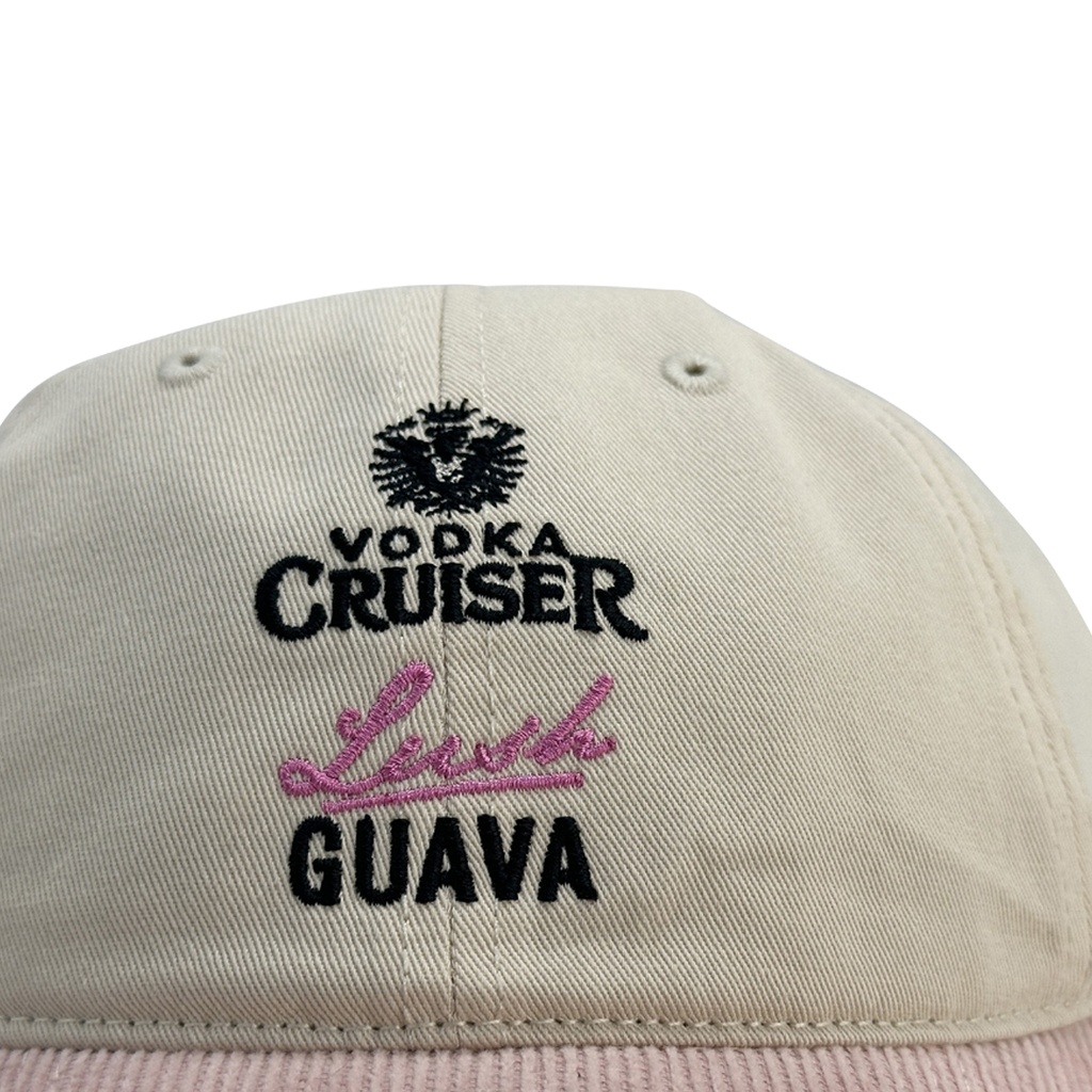 Gilroy Co. Vodka Cruiser Ball Park Lush Two-Tone Cord Ivory/Light Pink OSFM_14725