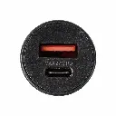 3SIXT - 3SIXT Car Charger USB-C + USB-A QC 2.0 | Black | 27W
