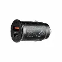 3SIXT - 3SIXT Car Charger USB-C + USB-A QC 2.0 | Black | 27W