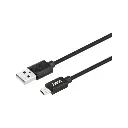 3SIXT - 3SIXT Charge & Sync Cable with Micro USB Connector | Black | 1m