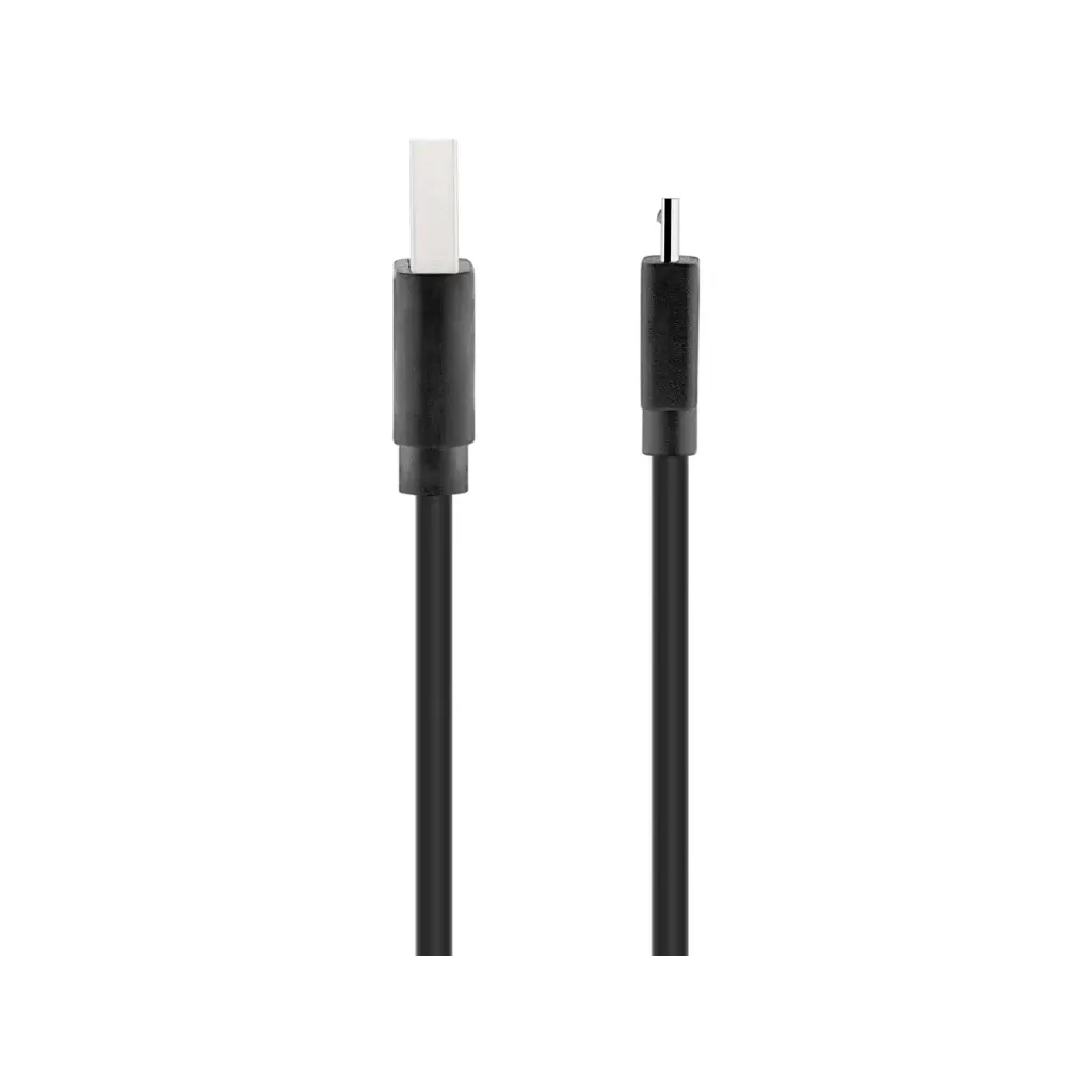 3SIXT - 3SIXT Charge & Sync Cable with Micro USB Connector | Black | 1m