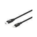 3SIXT Charge & Sync Cable with USB-C to Lightning Connector | Black | 1m_1801