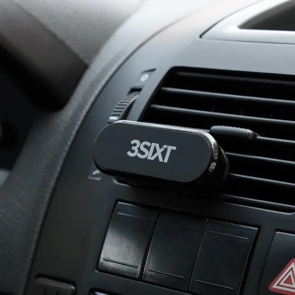 3SIXT Dual Magnetic Car Vent Mount | Black_1806