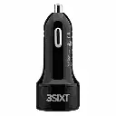 3SIXT Qualcomm Quick Charge 3.0 Car Charger Dual Port | Black | 5.4A_1812