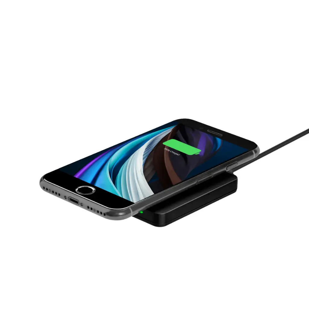 3SIXT - 3SIXT Wireless Charger for Apple & Android | Black | 7.5W / 10W Fast Charge