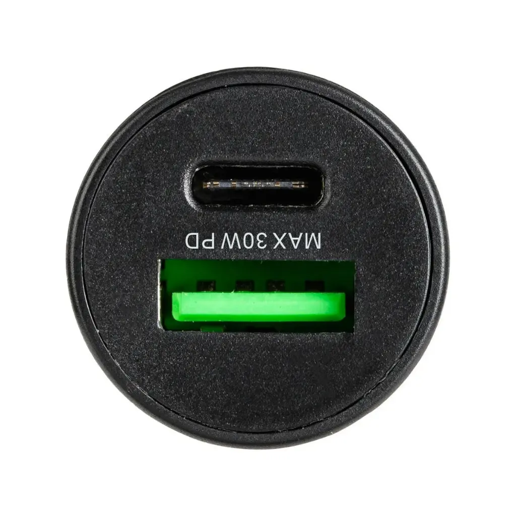 3SIXT - 3SIXT Car Charger USB-C + USB-A | Black | 30W