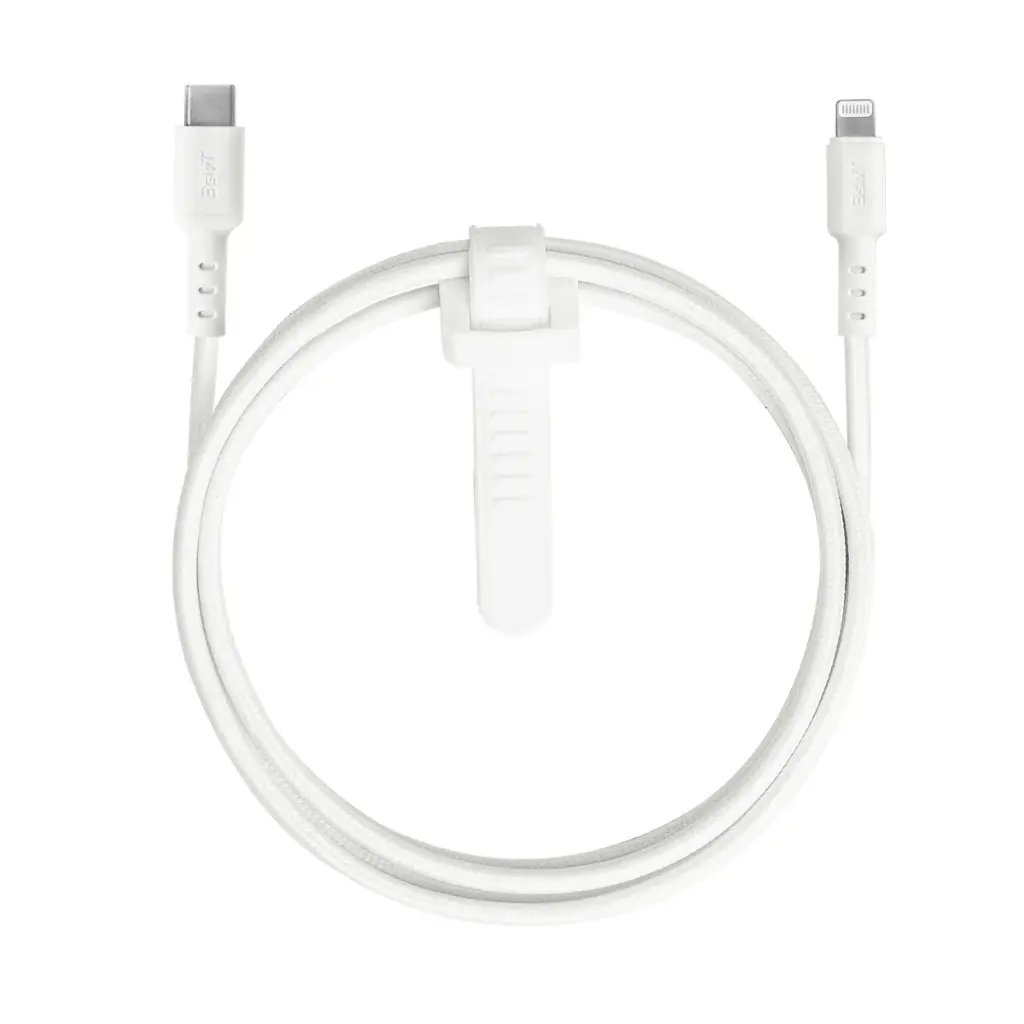 3SIXT Tough USB-C to Lightning Cable | White | 1.2m_1855
