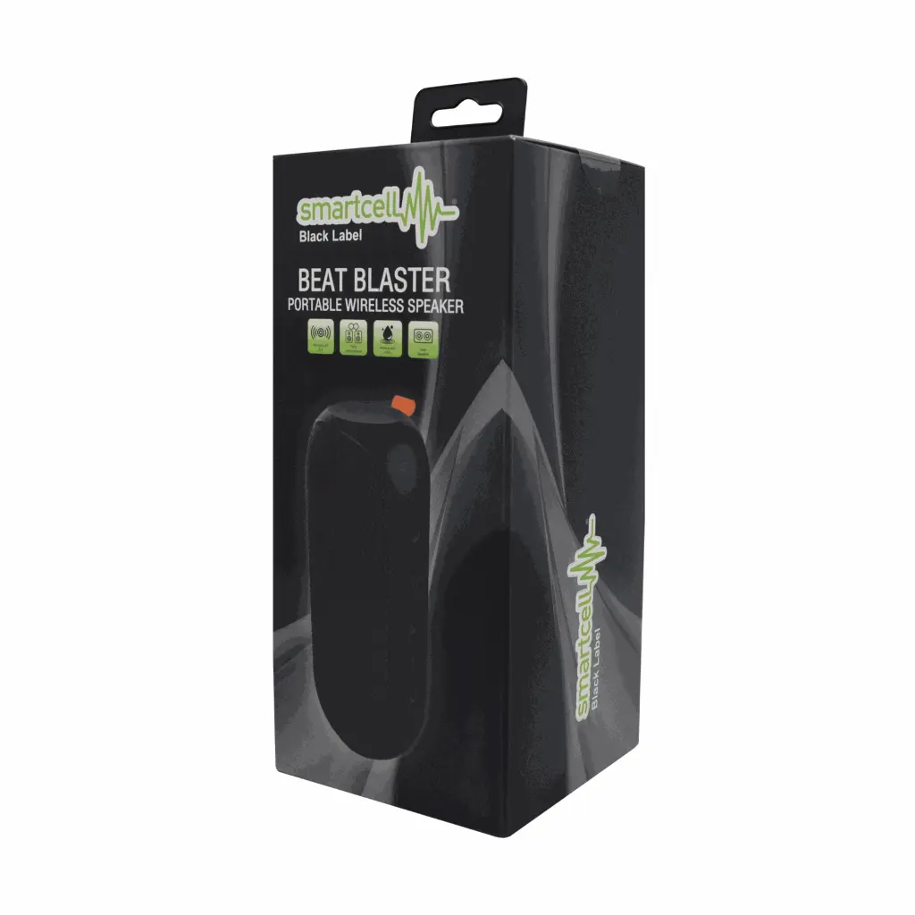 Smartcell - Smartcell Black Beat Blaster Portable Speaker