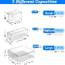 What You Need - 10 Pack Stackable Fridge Organizer w Lids