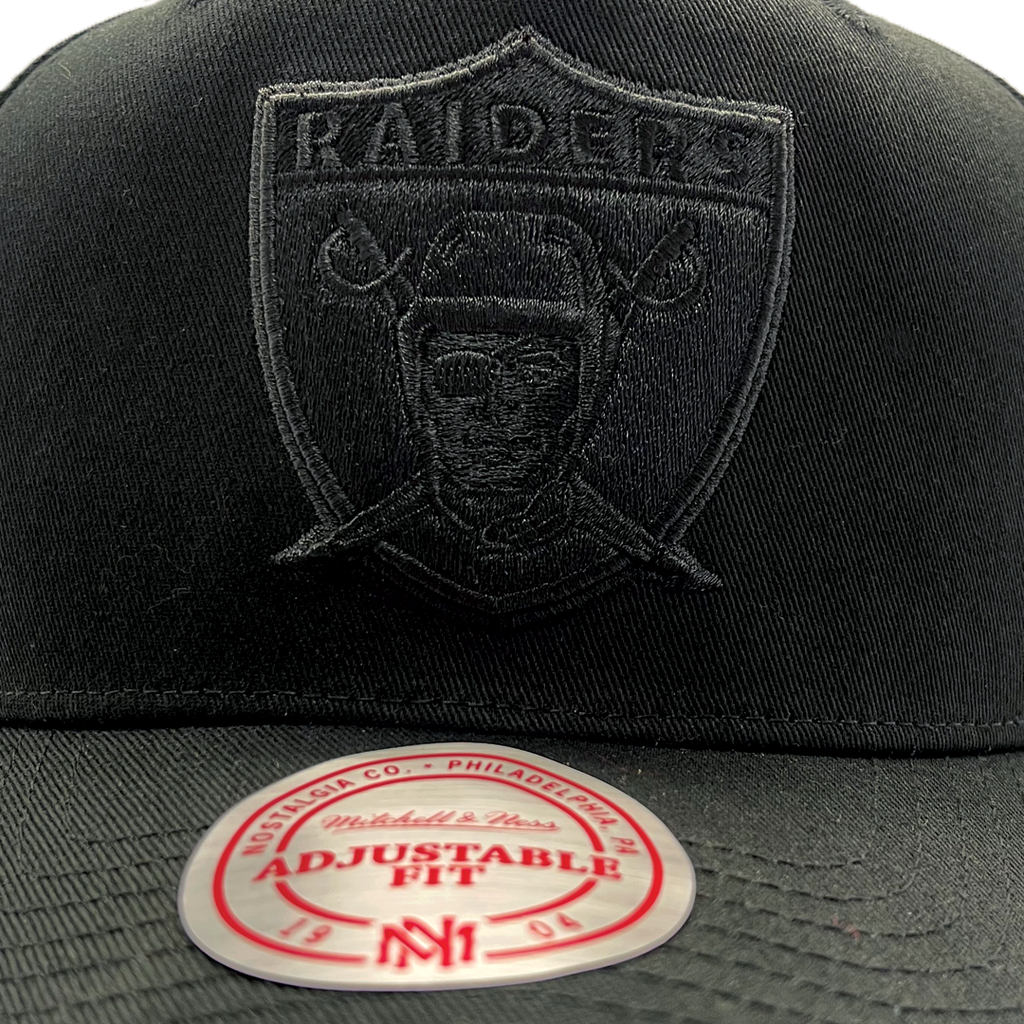 Mitchell & Ness - Mitchell & Ness Las Vegas Raiders NFL Black Team Logo SB Black OSFM MNLR2122