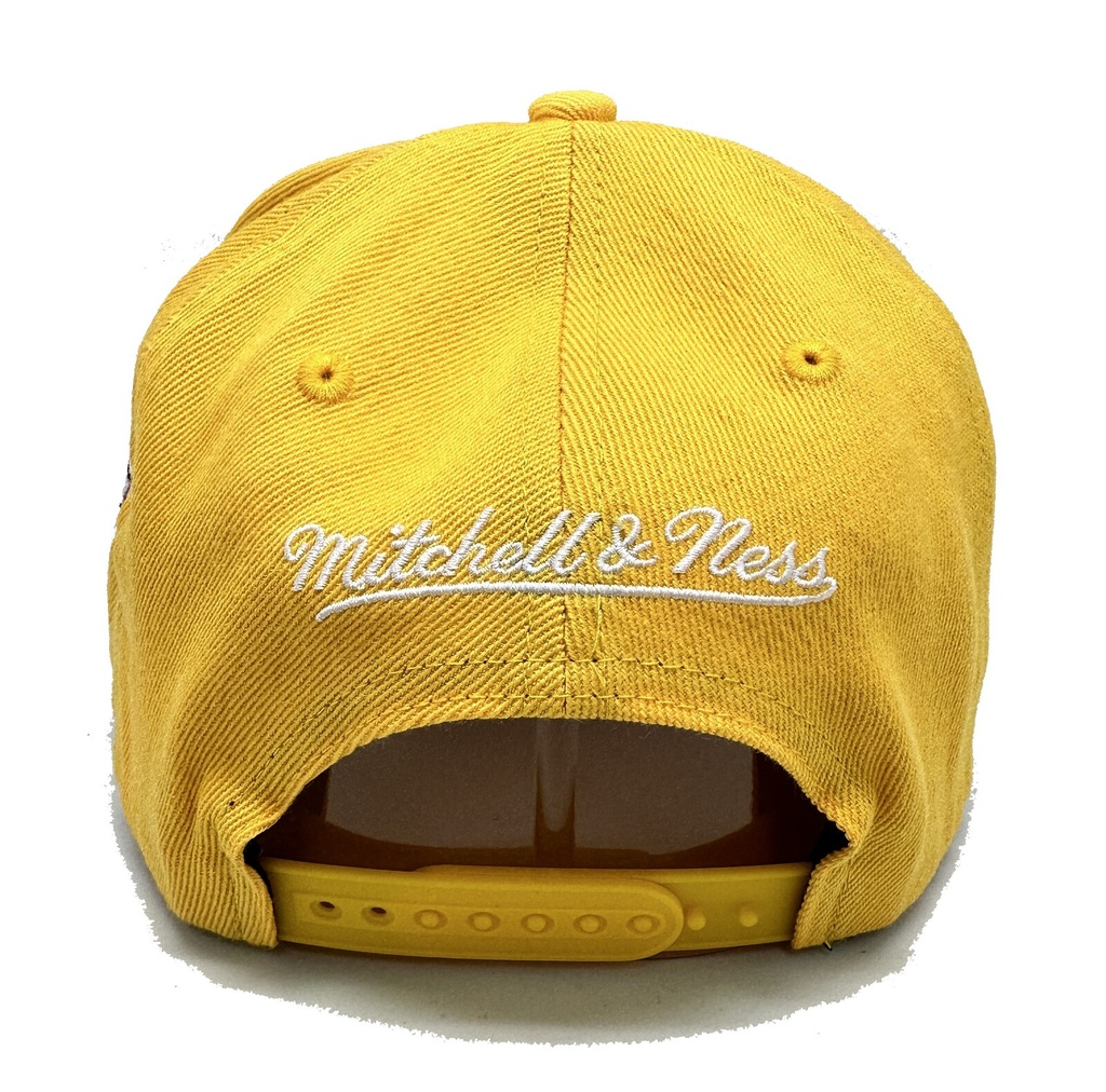 Mitchell & Ness - Mitchell & Ness Los Angeles Lakers NBA OH Word Yellow OSFM MNLL21105