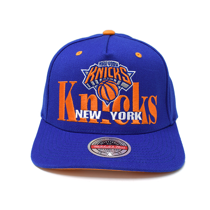 Mitchell & Ness - Mitchell & Ness New York Knicks NBA On Top Pinch Royal OSFM MNNK21108