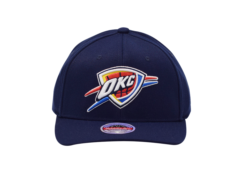 Mitchell & Ness - Mitchell & Ness Oklahoma City Thunder NBA Ground 2.0 Pro Crown Navy OSFM MNOT3257