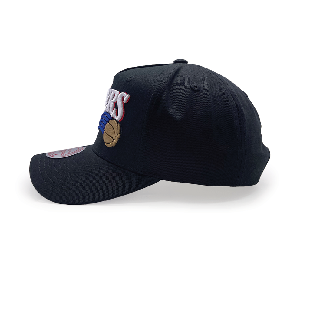 Mitchell & Ness - Mitchell & Ness Philadelphia 76ers NBA Team Colour Wordmark MVP Black OSFM MNP72116
