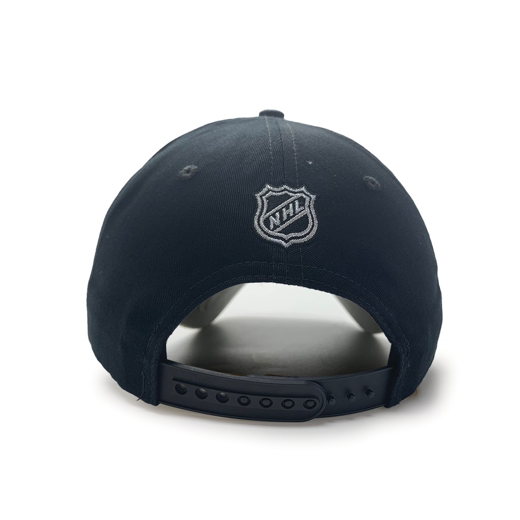 Mitchell & Ness Pro Crown Anaheim Ducks Chrome Logo NHL Black OSFM MJAN1242_20173