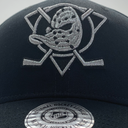 Mitchell & Ness - Mitchell & Ness Pro Crown Anaheim Ducks Chrome Logo NHL Black OSFM MJAN1242