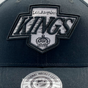 Mitchell & Ness - Mitchell & Ness Pro Crown Los Angeles Kings MN Logo NHL Faded Black OSFM MJLK1176