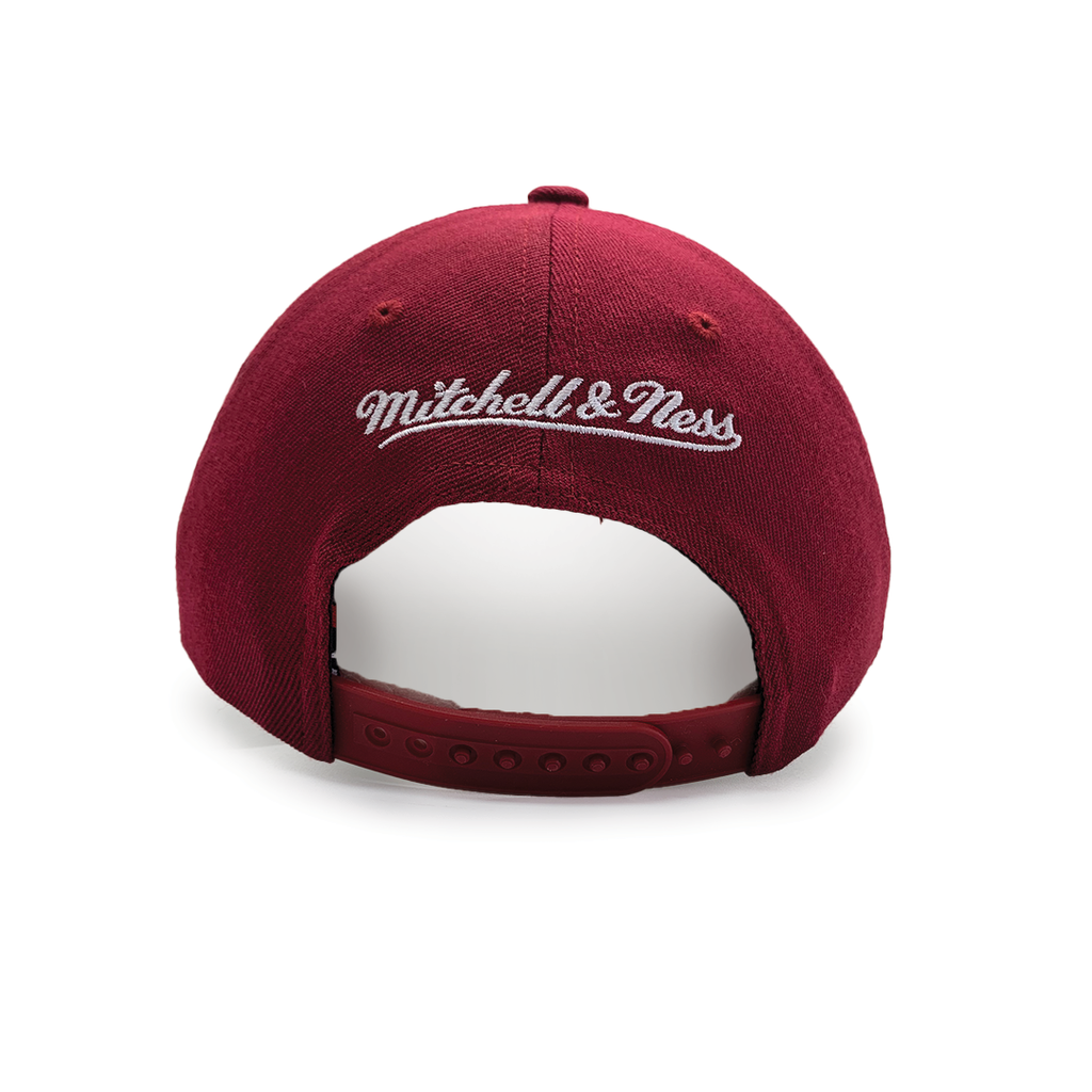 Mitchell & Ness - Mitchell & Ness Pro Crown Miami Heat Team Ground 2.0 NBA Cardinal Red OSFM MNMH3257