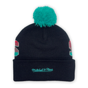 Mitchell & Ness - Mitchell & Ness San Antonio Spurs NBA Script Burst Knit Black OSFM MNSS23070