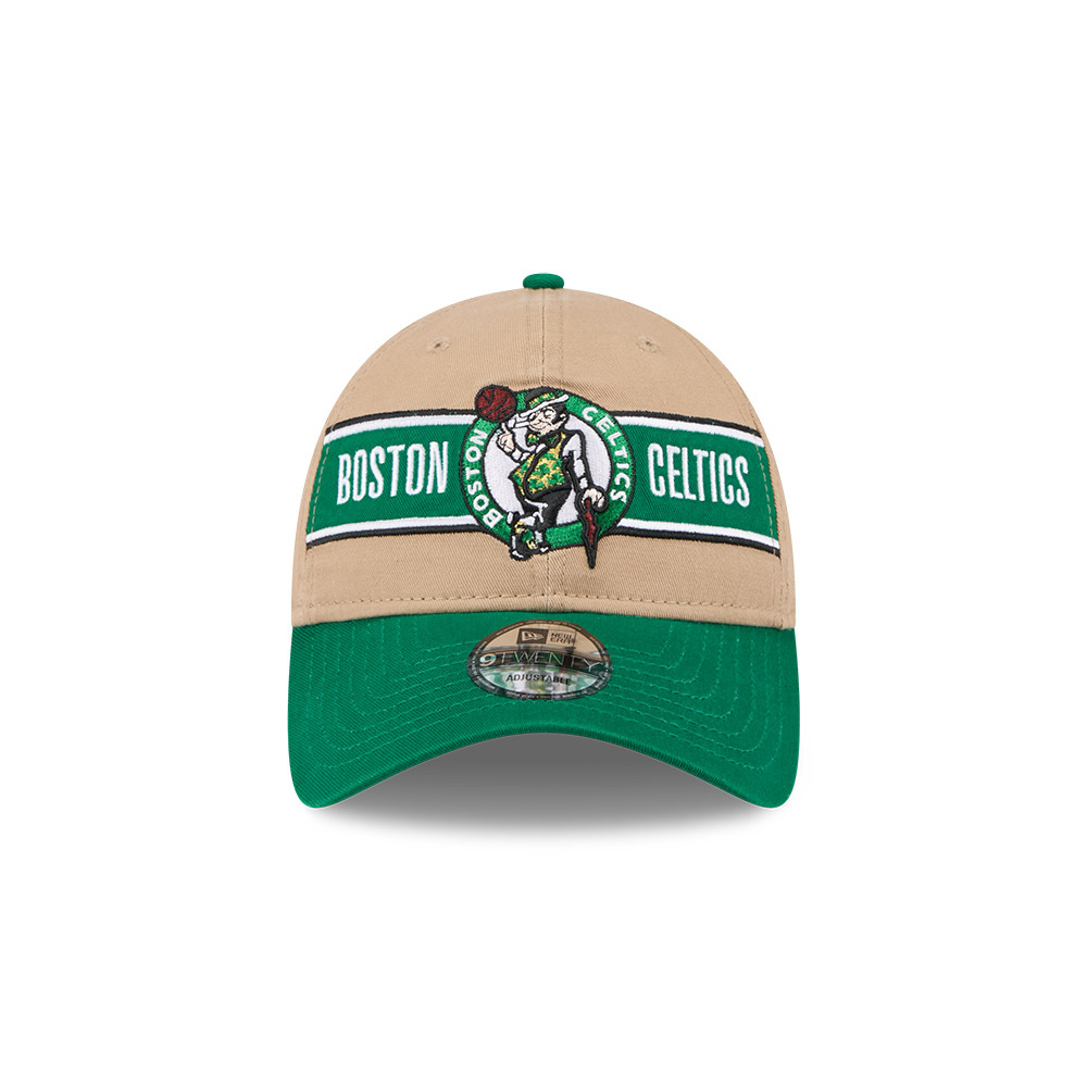 New Era Boston Celtics 9Twenty Draft 2024 Camel Khaki OSFM_20829