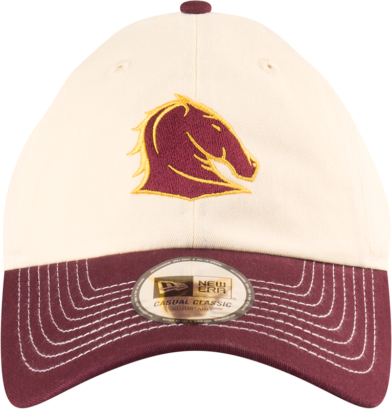 New Era Brisbane Broncos Casual Classic Two Tone Chrome Contrast Beige OSFM_20883