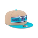 New Era Charlotte Hornets 9Fifty Draft 2024 Camel Khaki OSFM_20975