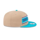 New Era Charlotte Hornets 9Fifty Draft 2024 Camel Khaki OSFM_20978