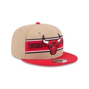 New Era - New Era Chicago Bulls 9Fifty Draft 2024 Camel Khaki OSFM