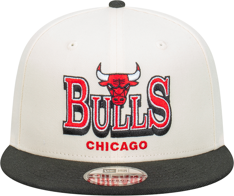 New Era - New Era Chicago Bulls 9Fifty Stack Script Chrome White OSFM