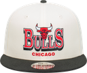New Era - New Era Chicago Bulls 9Fifty Stack Script Chrome White OSFM